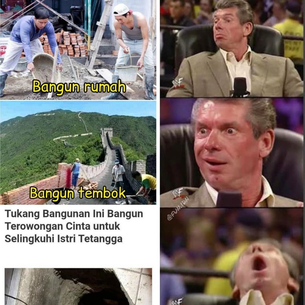 10 Meme Lucu Tukang Bangunan Gue Vs Orang Lain Kocak