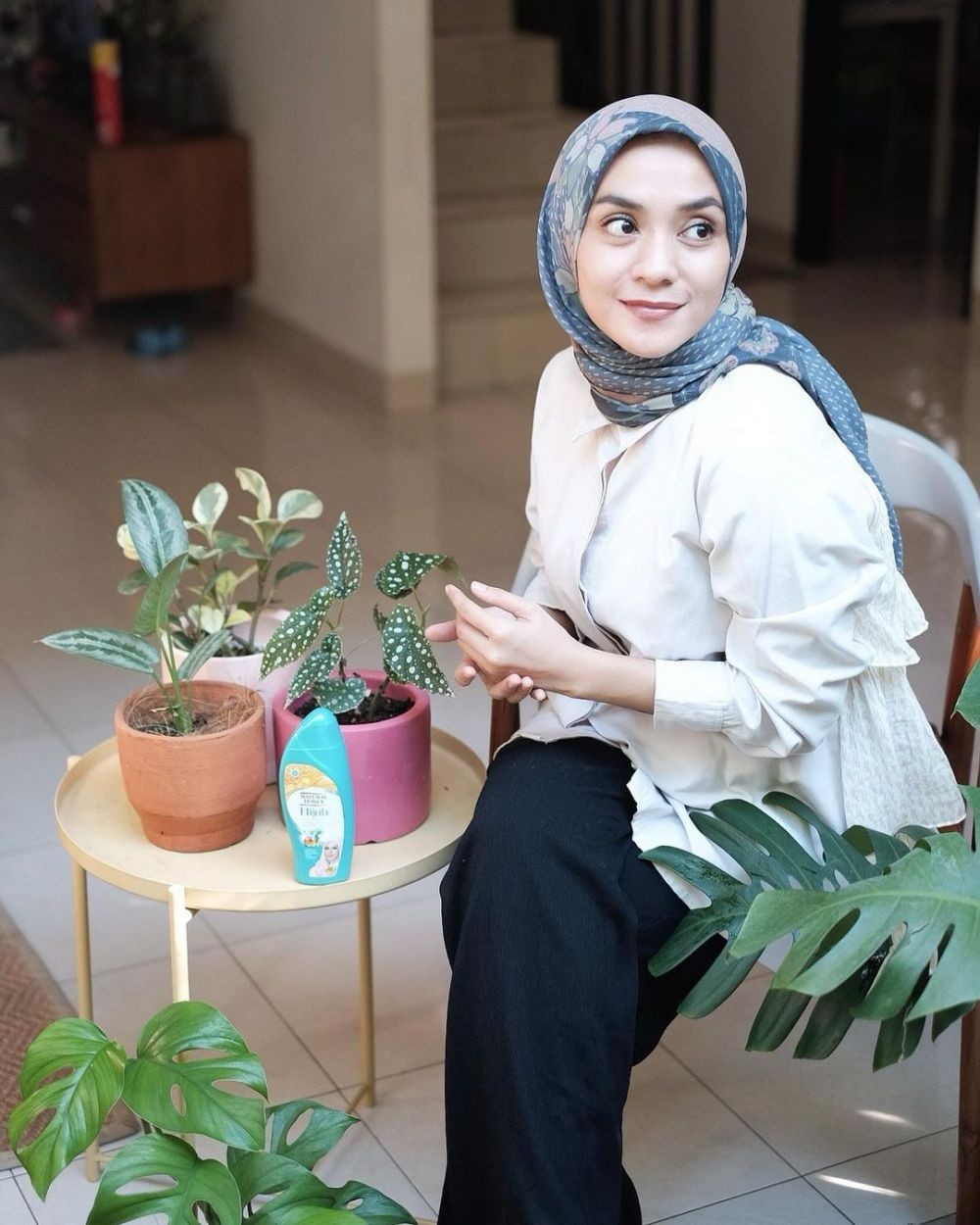 Bikin Betah Diam di Rumah, Intip Koleksi Tanaman Hias Enno Lerian