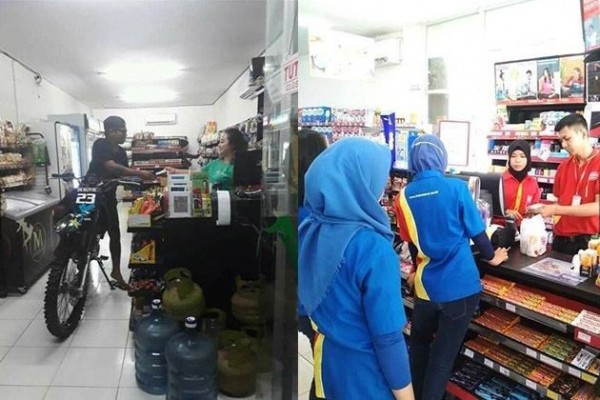 10 Potret Kocak Tak Terduga di Mini Market, hanya Ada di Indonesia