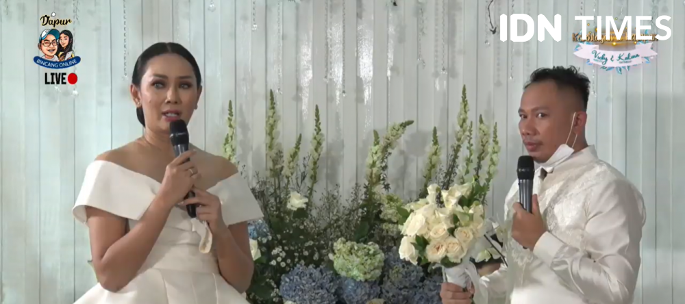Anggun! Inspirasi Makeup dan Gaun saat Momen Lamaran Kalina Ocktaranny