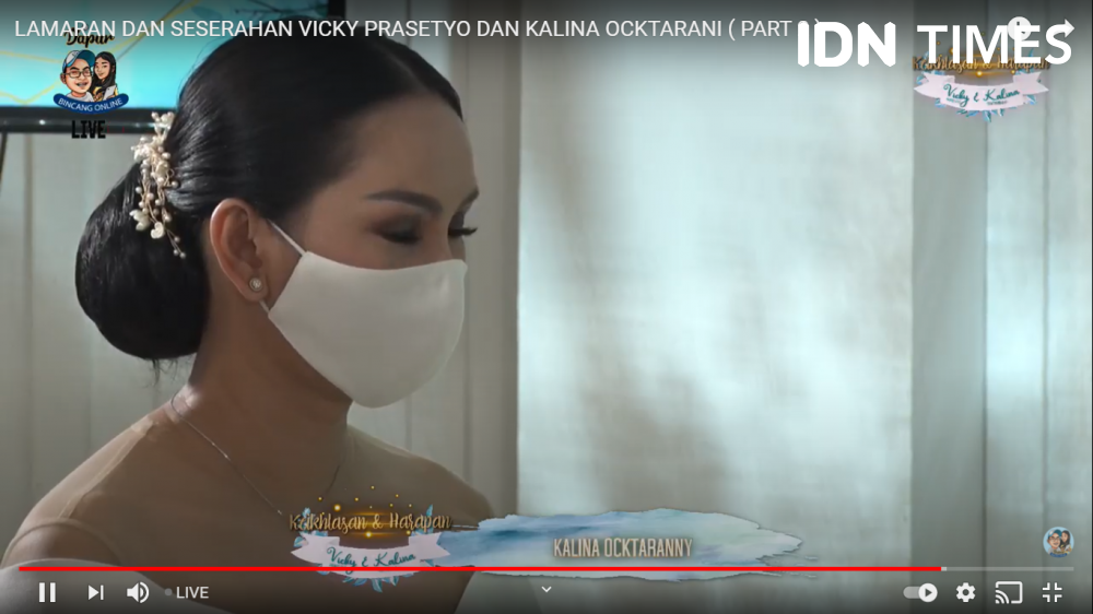 Anggun! Inspirasi Makeup dan Gaun saat Momen Lamaran Kalina Ocktaranny