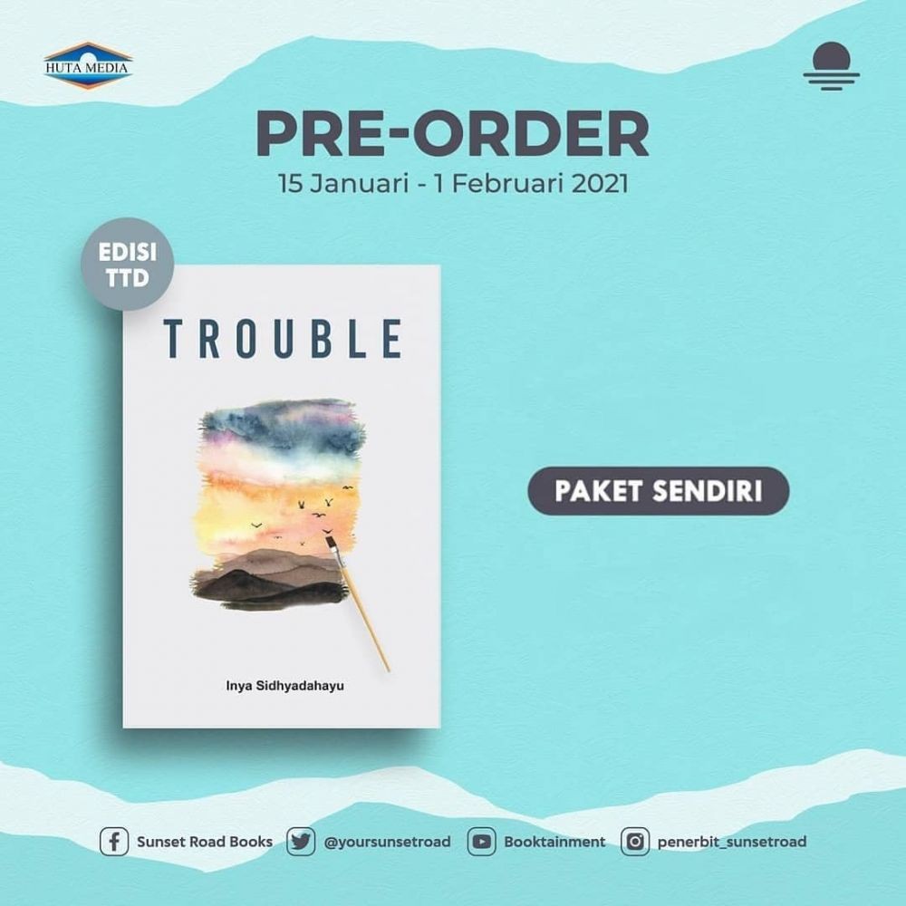 Novel Trouble Karya Inya Asal Tabanan Bali Dilirik Penerbit Nasional