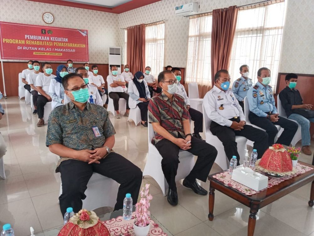 200 Penghuni Rutan Makassar Jalani Rehabilitasi Narkoba
