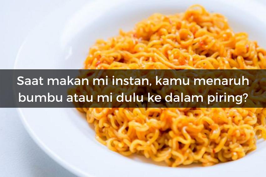 [QUIZ] Menebak Kepribadian Berdasarkan Cara Makan