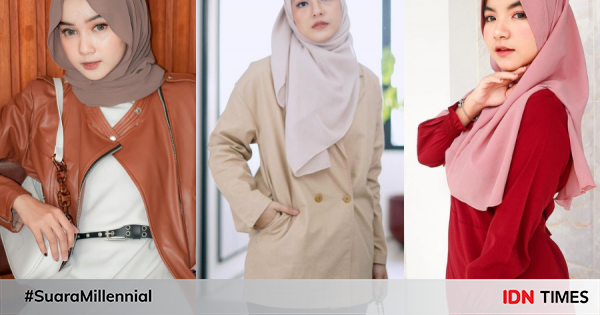 5 ragam model hijab yang cocok untuk pemilik wajah bulat, ide cerdas!