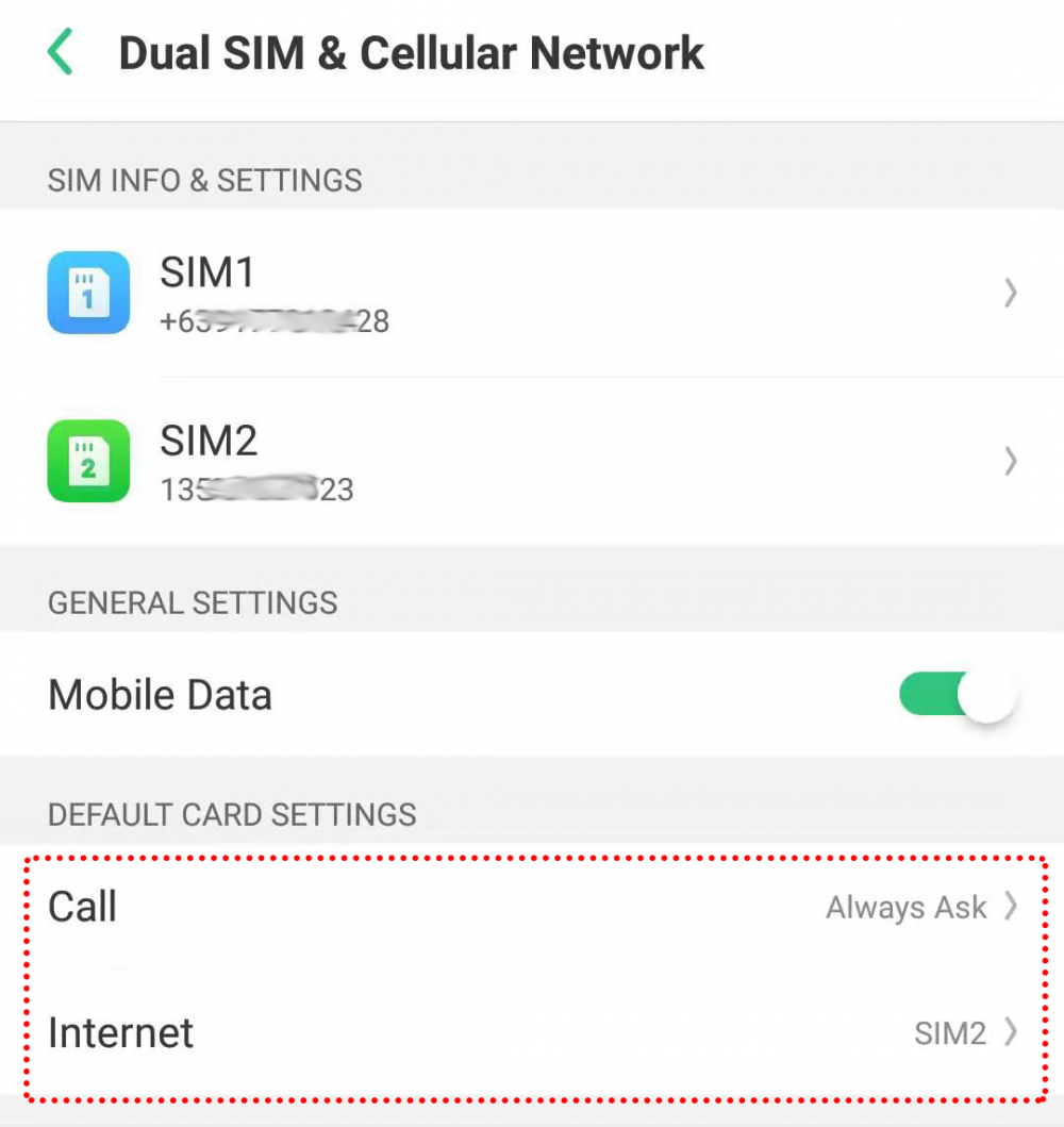 Cara Pindah Jaringan Internet Ke Kartu 2 Di Hape Dual Sim