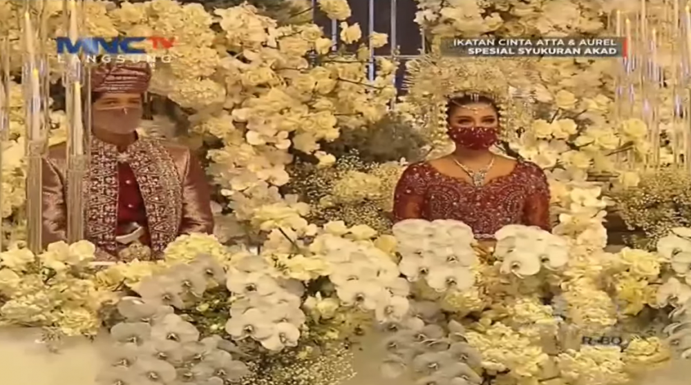 Serba Mewah dan Glamor! 10 Potret Akad Nikah Atta dan Aurel Hermansyah