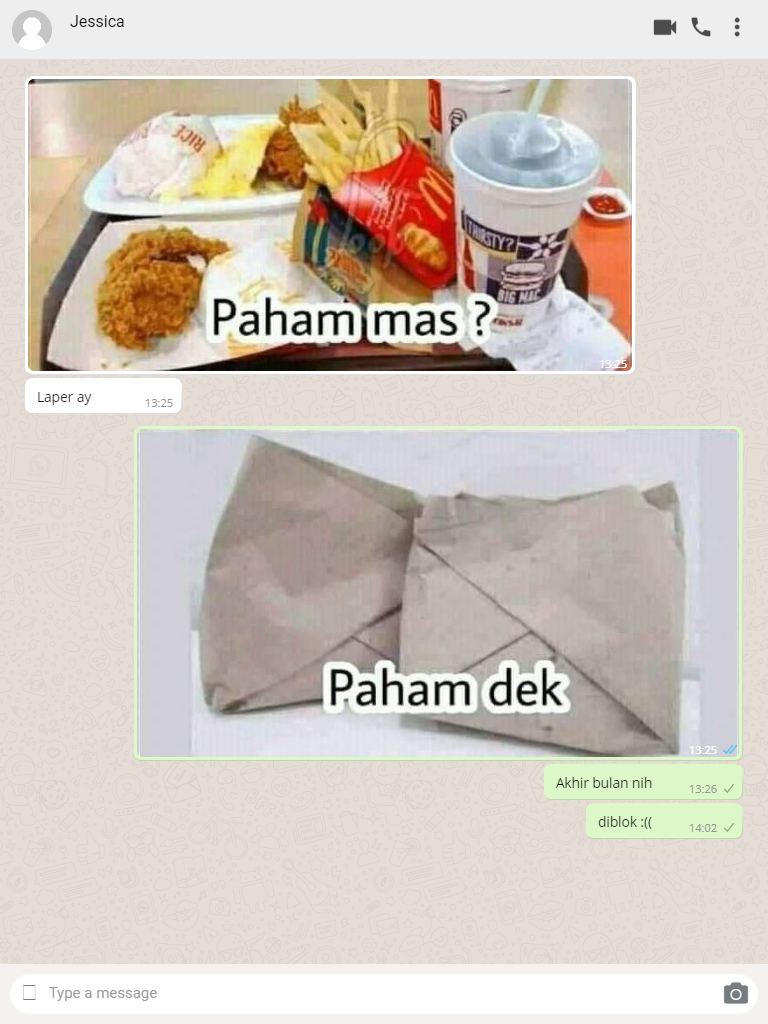 10 Chat Makjleb Beda Level Menu Makanan Aku Vs Pacar, Mundur Teratur!