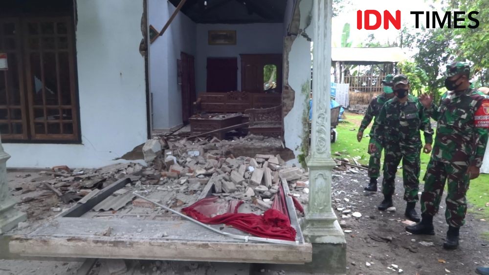 75 Rumah Rusak Gempa di Tulungagung Dapat Bantuan Material Bangunan
