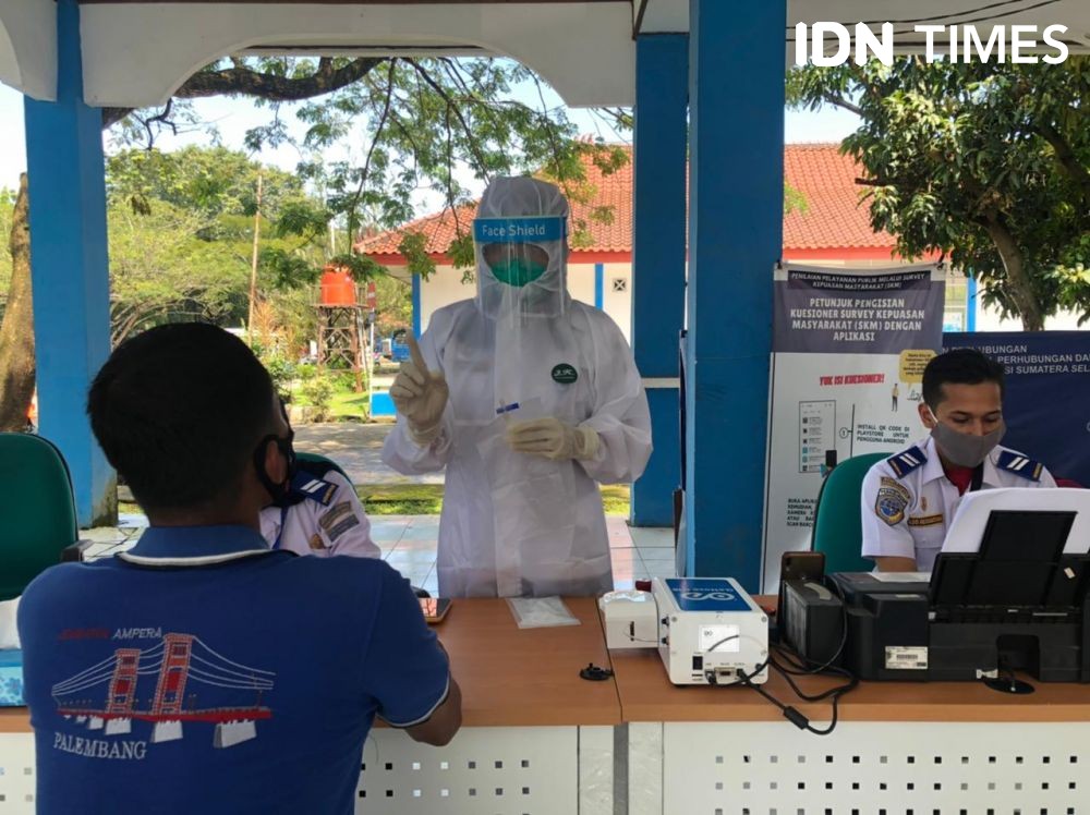 Terminal AAL Palembang Uji Coba Pertama GeNose ke Penumpang 