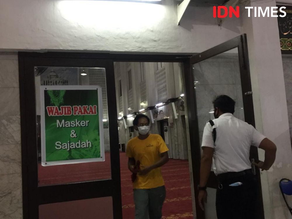 Tarawih Perdana, Masjid Agung Medan Tak Seramai Tahun Lalu