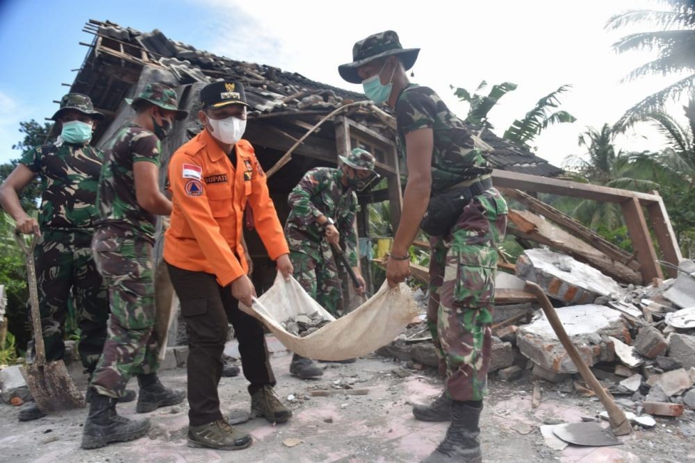 Gempa, Rumah Rusak Berat di Lumajang Dapat Bantuan Rp50 Juta