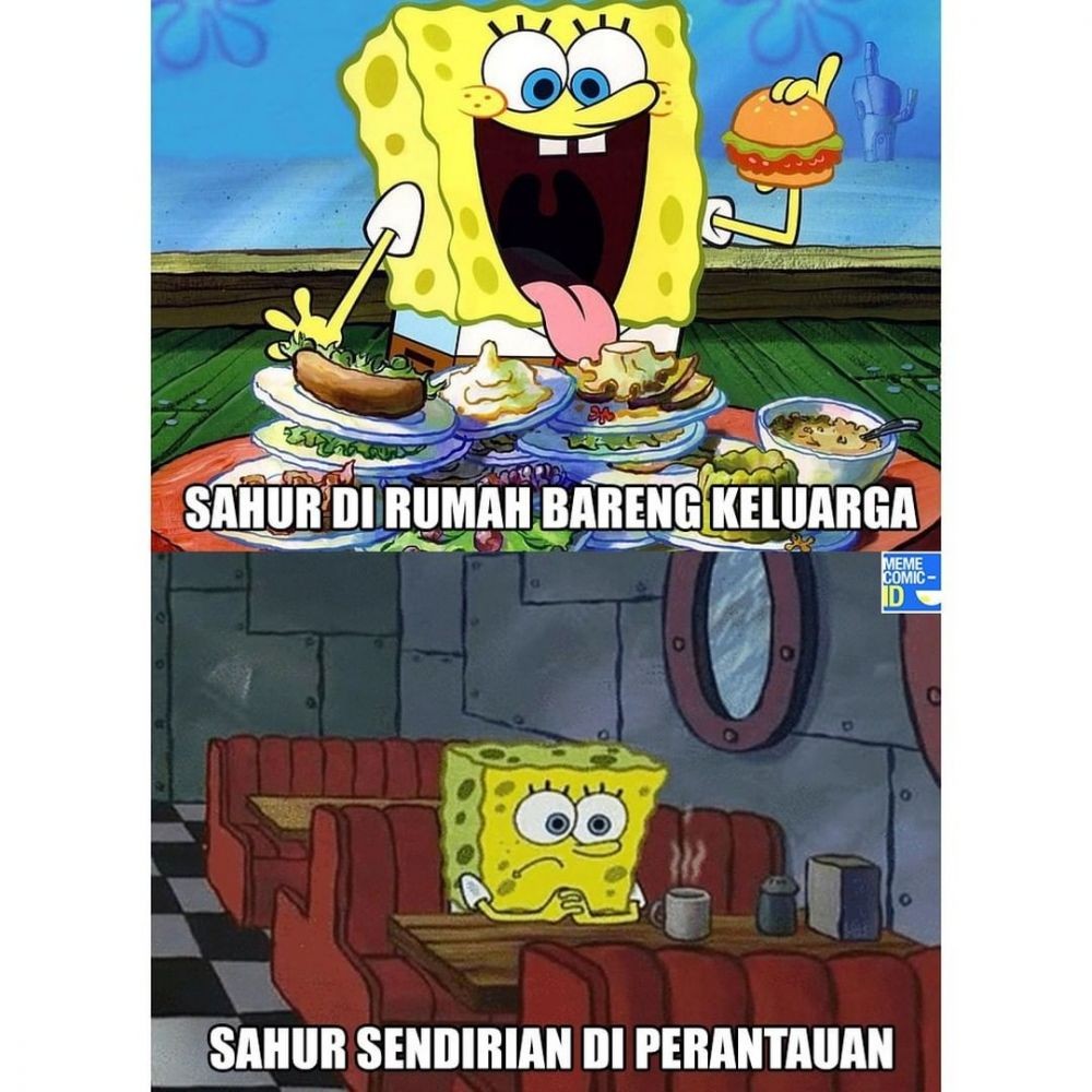 Relate Banget, 10 Meme Sahur Perdana Bikinan Warganet Indonesia
