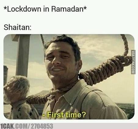 10 Meme Kocak Rasanya Jadi Setan Dibelenggu saat Bulan Ramadan