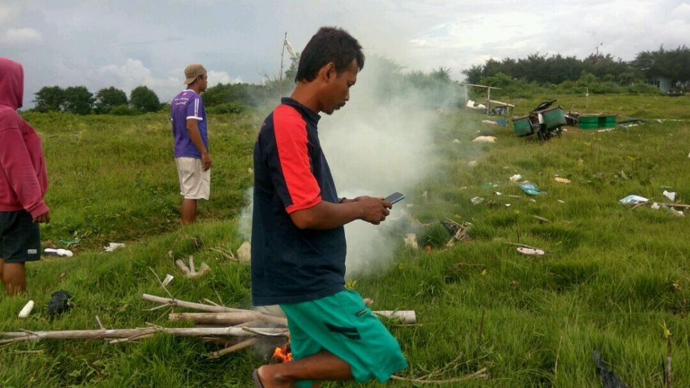 Cari Rumput di Laguna Samas, Pak RT Diserang Ribuan Lebah