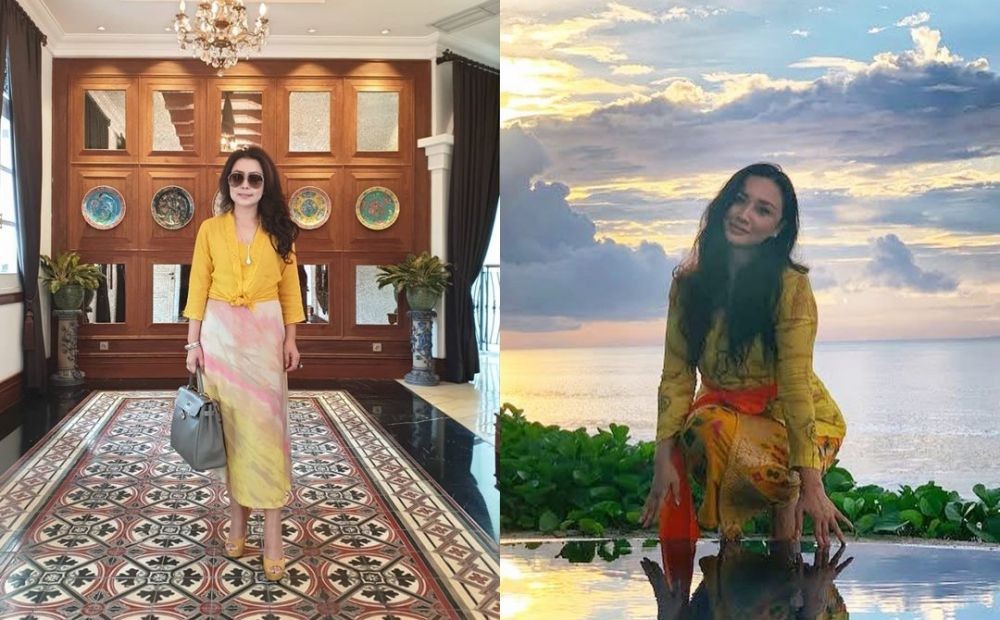 Sosialita Hits bak Anak Muda, 10 Style Mayangsari Vs Tata Cahyani
