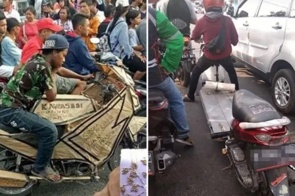 11 Potret Modifikasi Motor Absurd Ini Bikin Geleng Kepala