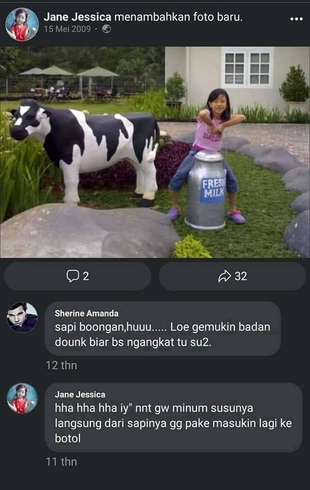 Terbongkar dan Kocak! 10 Status Medsos Jessica Jane Ketika Kecil