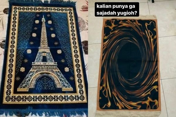 10 Potret Sajadah Ini Cukup Nyeleneh, Awas Bikin Jemaah Lain Ketawa