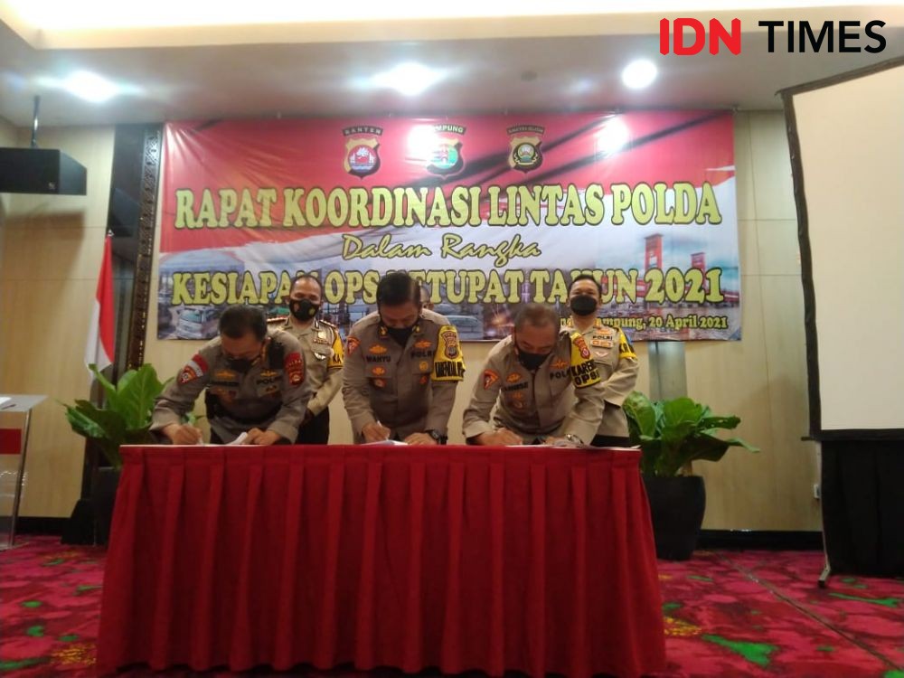 Polda Lampung, Sumsel, Banten Bahas Operasi Ketupat, Ini Hasilnya