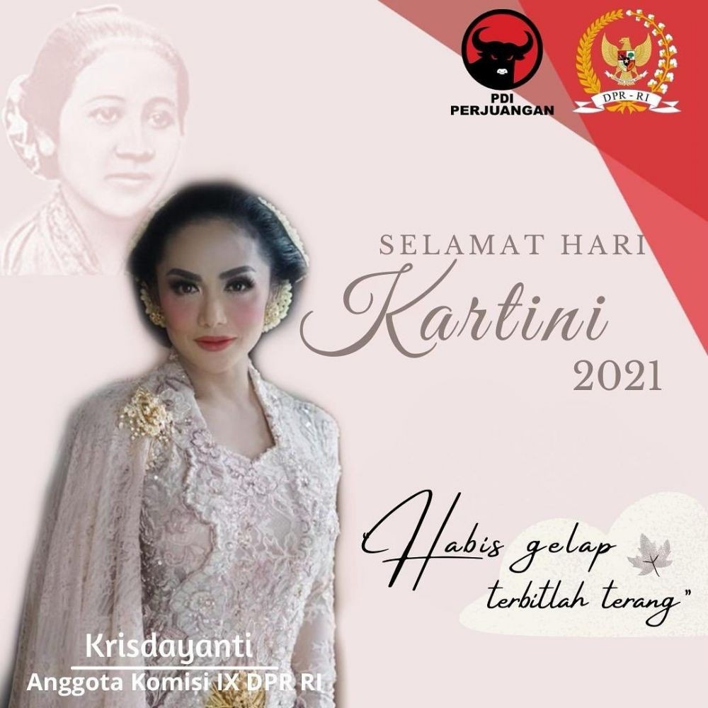 Wow, 12 Potret Artis Masa Kini yang Berkebaya bak Kartini