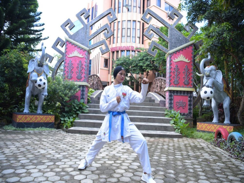 Mahasiswa Teknokrat Lampung Wakili Indonesia Ajang Karate Asia