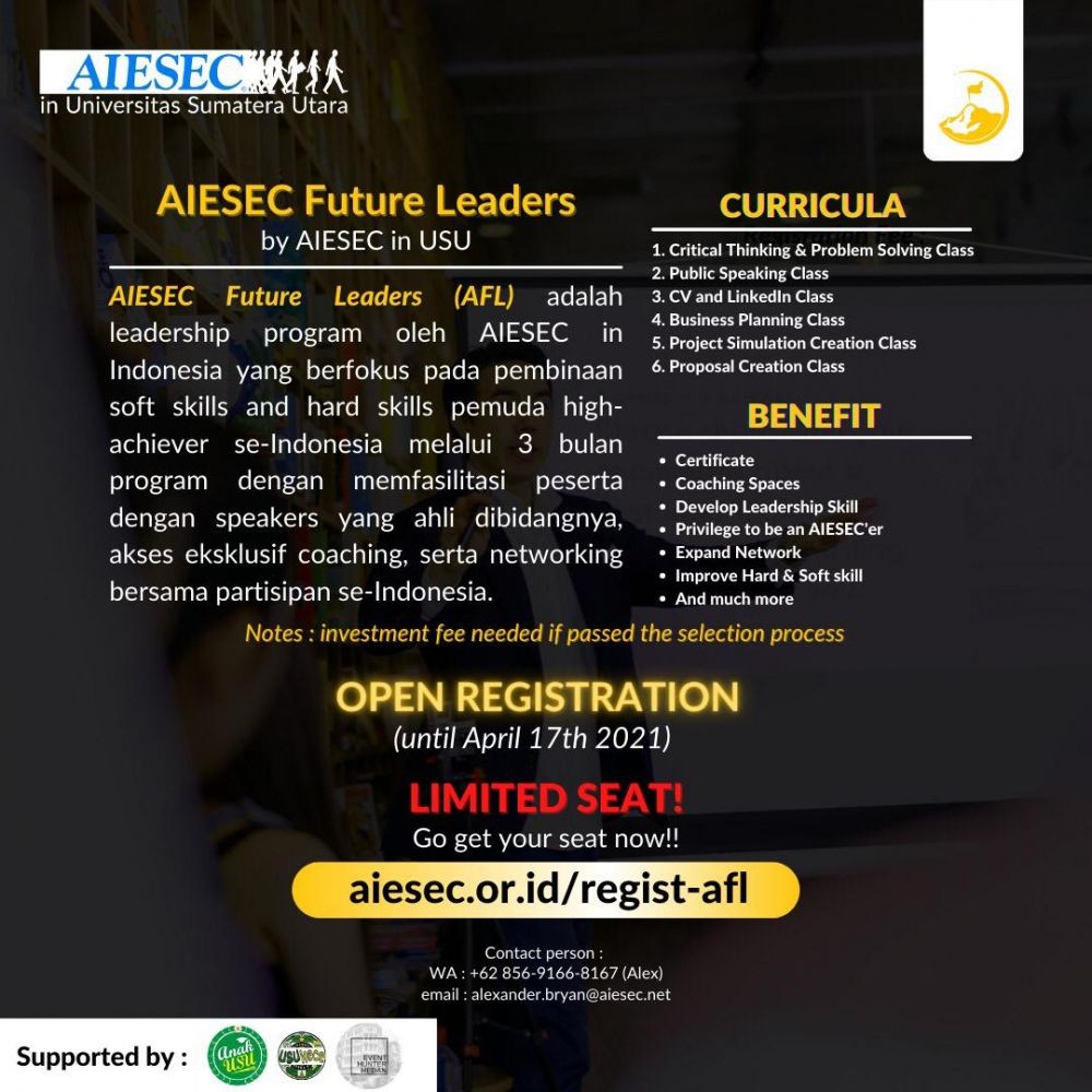 AIESEC Future Leaders, Wadah Pemuda Persiapkan Karier