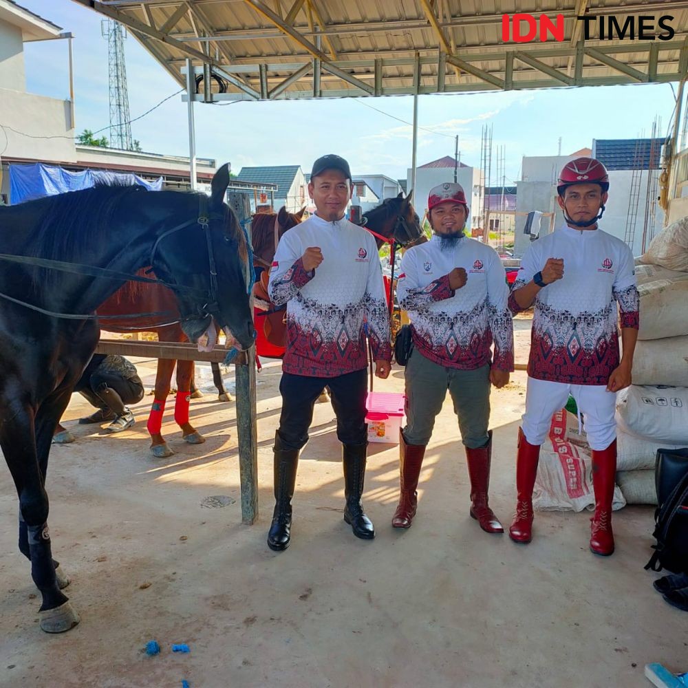Serunya Ngabuburit ala Pecinta Olahraga Berkuda di Balikpapan 