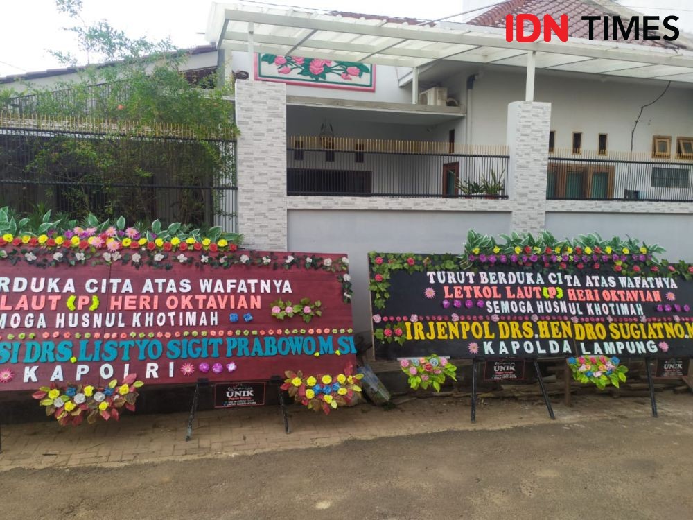 Polda Lampung Beri Pendampingan Psikologis Keluarga KRI Nanggala-402