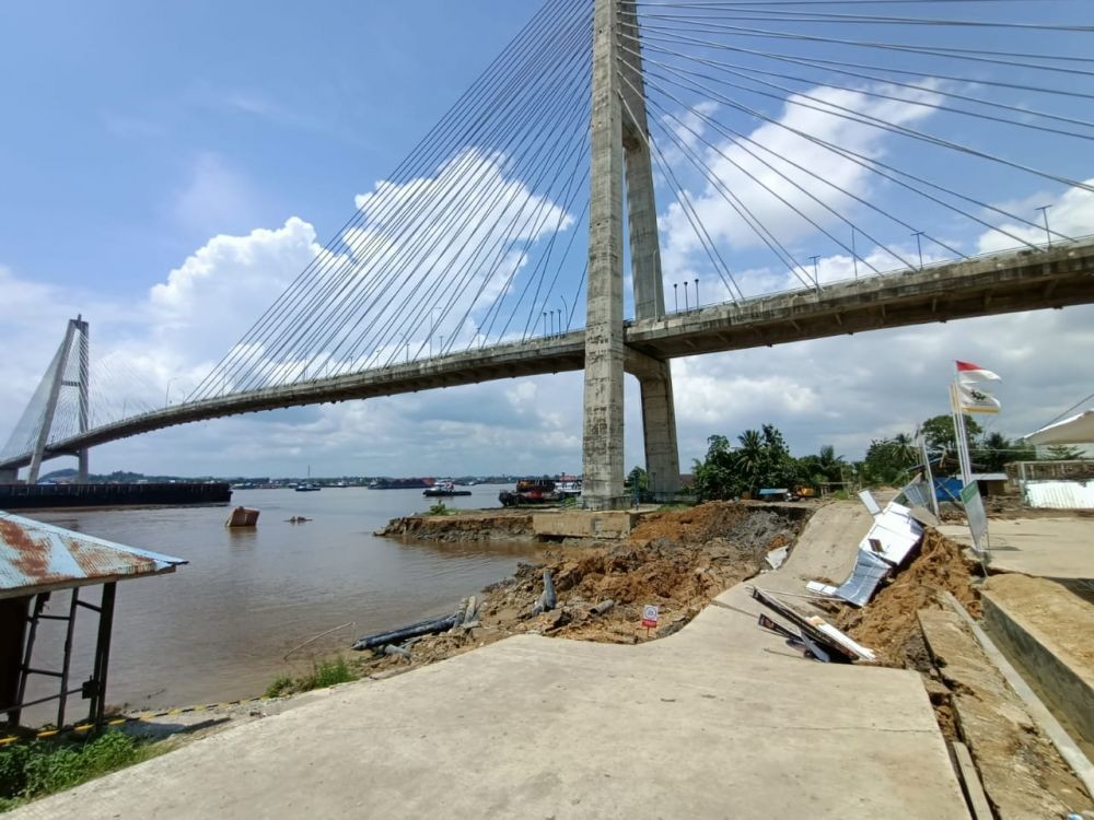 Pylon Jembatan Samarinda Geser, Pakar Konstruksi : Itu Sudah Bahaya
