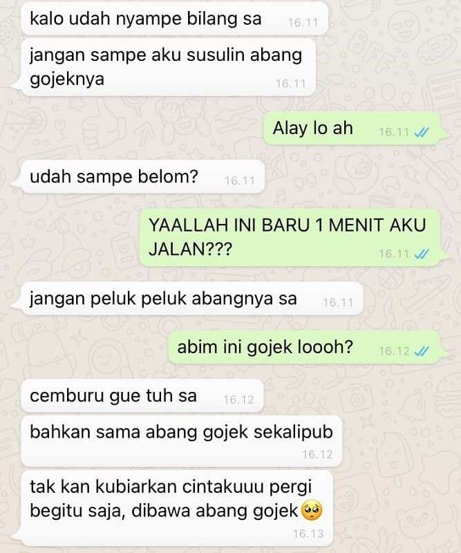 10 Percakapan Chat Lagi Cemburu Buta Ini Bikin Ketawa Ngakak