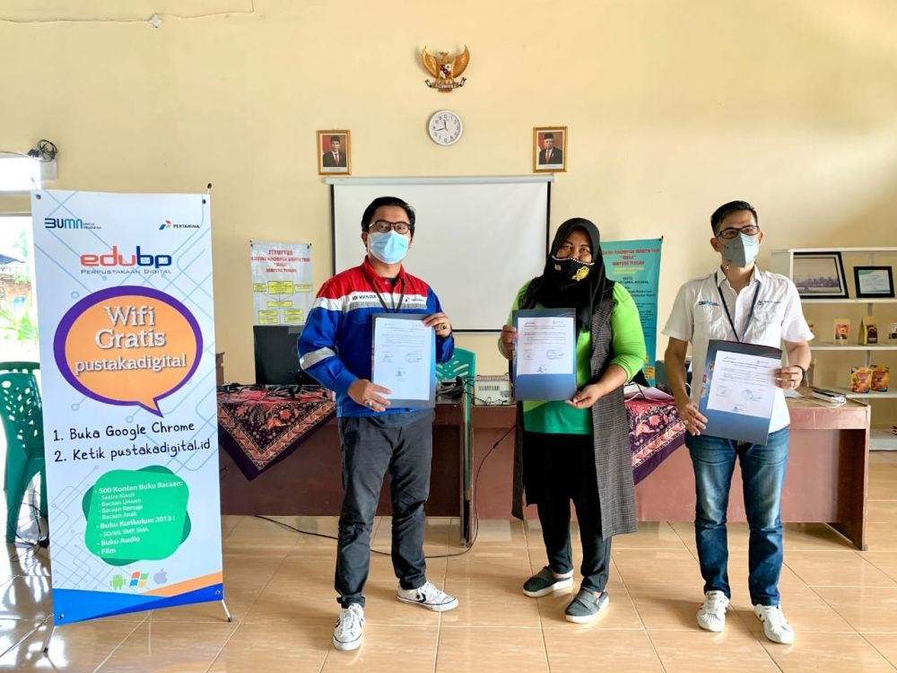 Cerita Warga Lampung Tengah Terima Donasi Pustaka Digital
