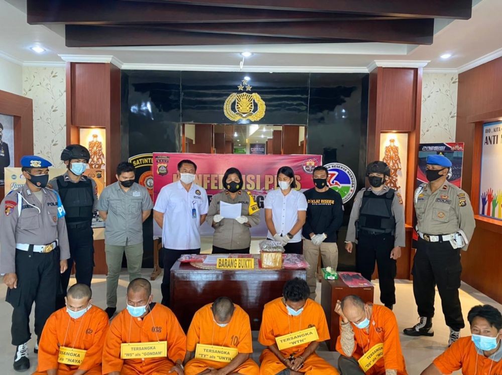 Sat Narkoba Amankan 1,4 Kilogram Ganja di Nusa Penida Bali