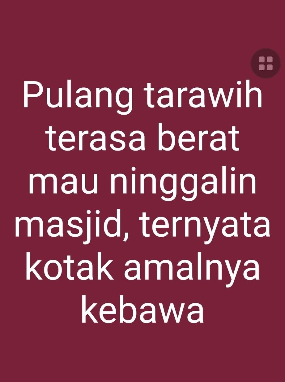 10 Status Kocak selama Tarawih yang Bikin Meringis hingga Nangis