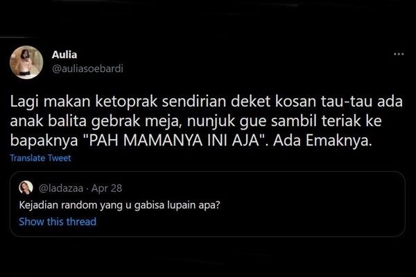 10 Curhat Kocak Warganet Pernah Alami Kejadian Random