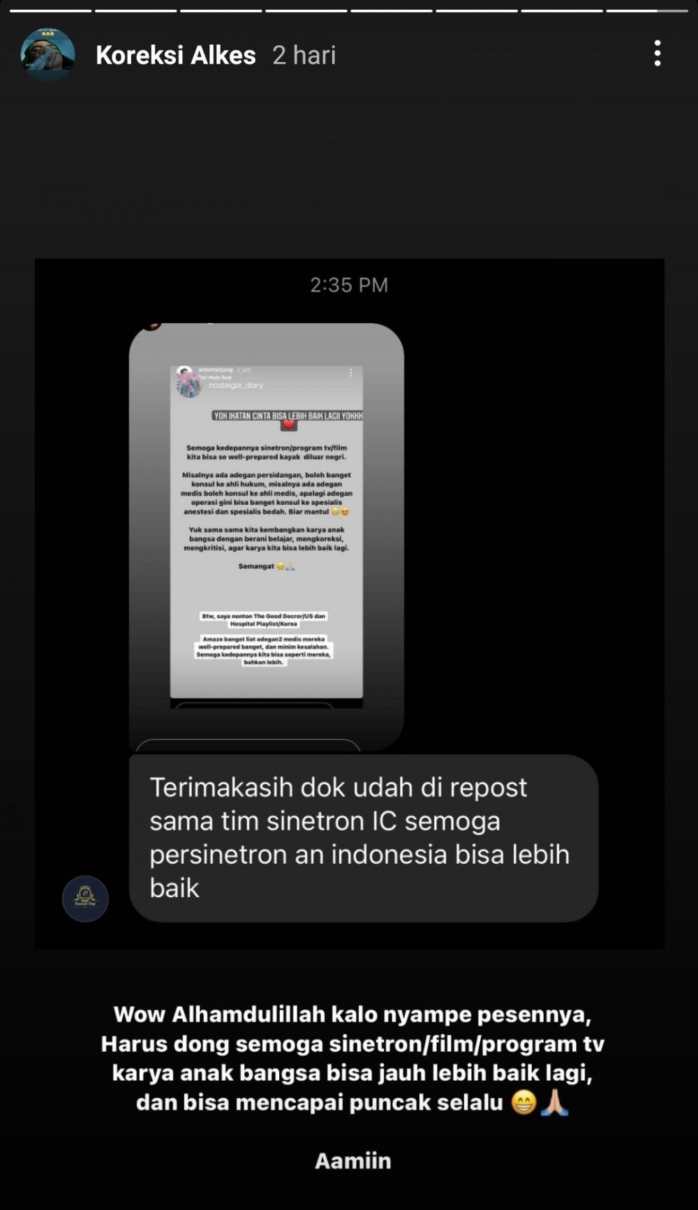Adegan Ikatan Cinta Saat Arya Saloka Masuk RS Tuai Pro dan Kontra
