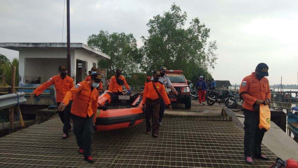 Pencari Keong Tenggelam di Sungai Ciawitali Cilacap, Perahu Terbalik