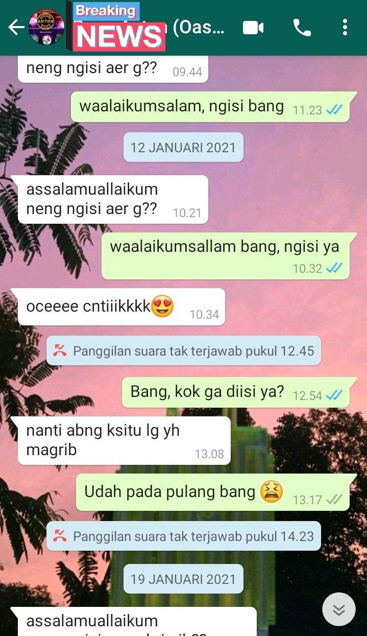 10 Chat Kocak Dengan Tukang Galon Ini Bisa Bikin Ketawa