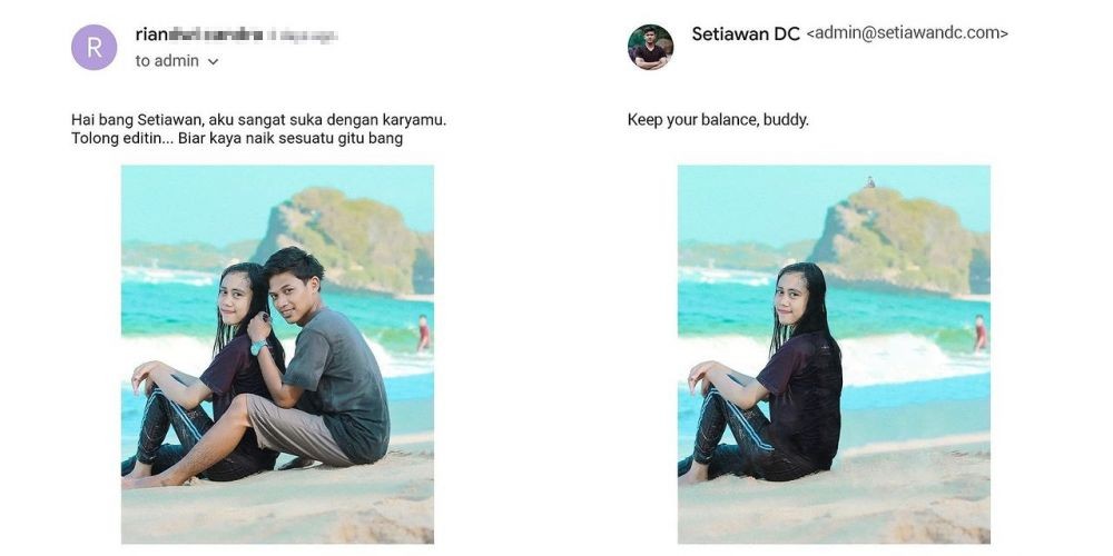 10 Momen Minta Editin Foto Bareng Pasangan Ini Berakhir Gagal Romantis