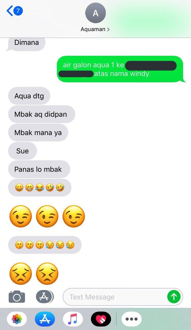 Siap Ngakak ya! Ini Deretan Chat Kocak dengan Tukang Galon