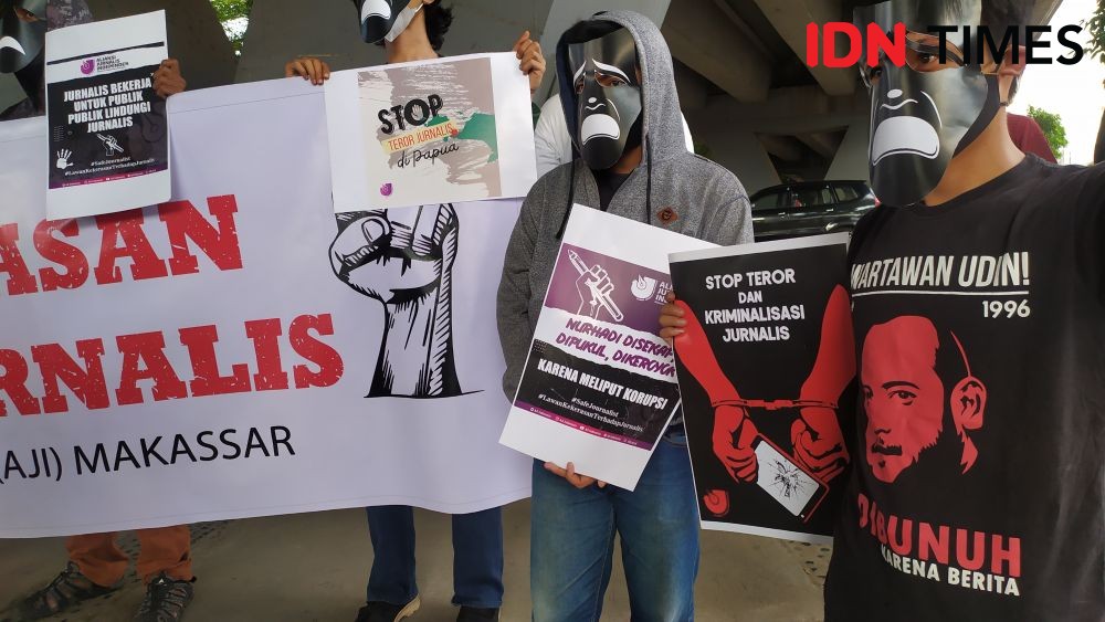 Hari Kebebasan Pers se-Dunia, AJI Makassar Desak Jokowi Cabut UU ITE