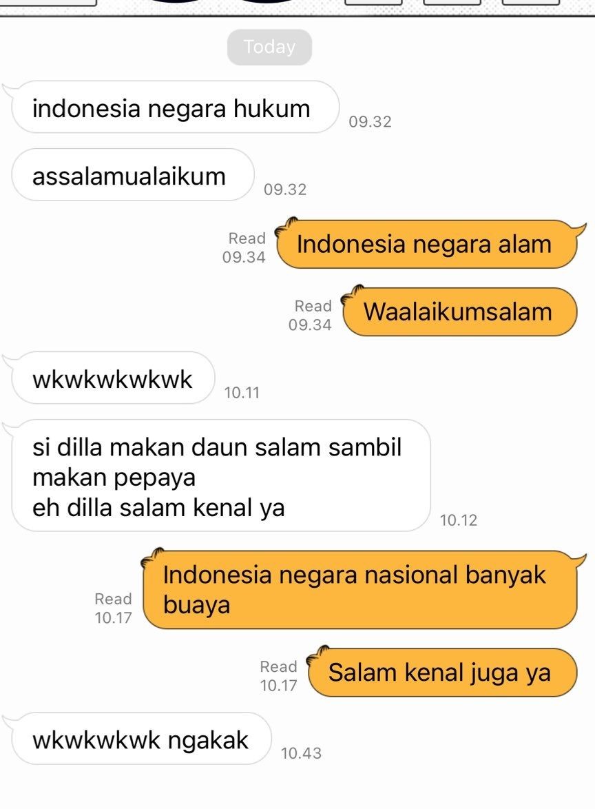 10 Momen Kocak Chat Pakai Pantun Balasannya Bikin Ngakak