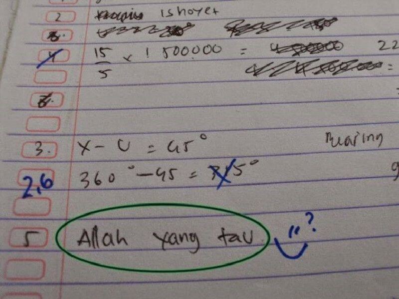 Polos, 9 Jawaban Soal Nyeleneh ala Anak Sekolah Ini Bikin Ketawa