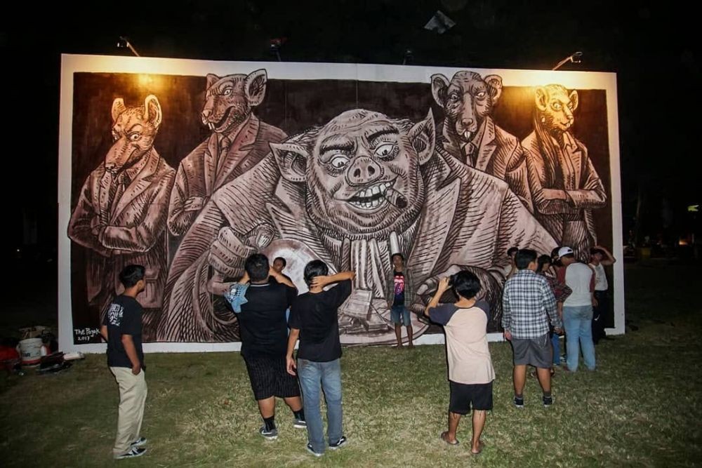 Festival Mural Bali Yang Binal Bakal Digelar di Nusa Penida Klungkung