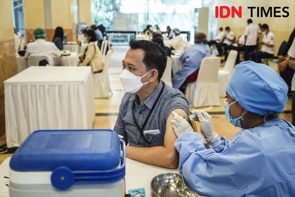 500 Ribu Orang di Palembang Sudah Vaksinasi COVID-19 