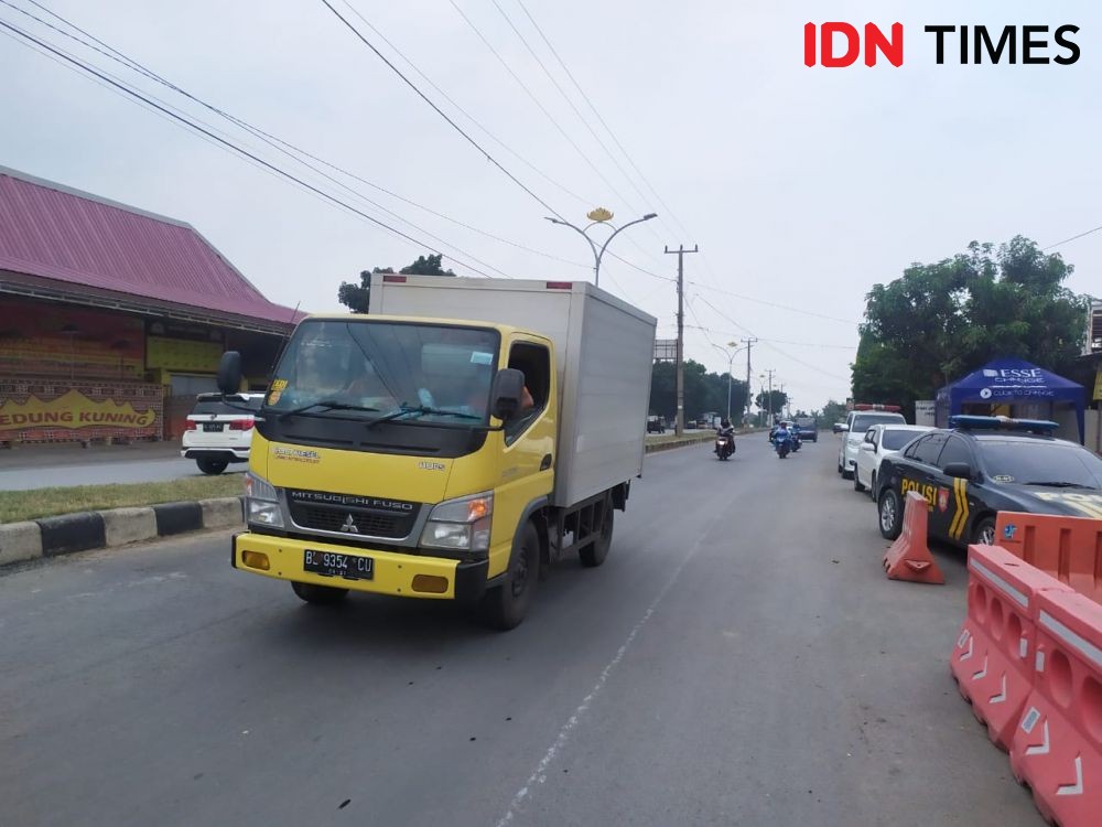 Dirlantas Polda Lampung Putar Balik 300 Unit Kendaraan