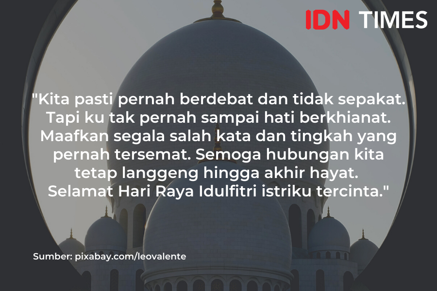 Dijamin Tambah Lengket! 9 Ucapan Idulfitri Romantis untuk Istri