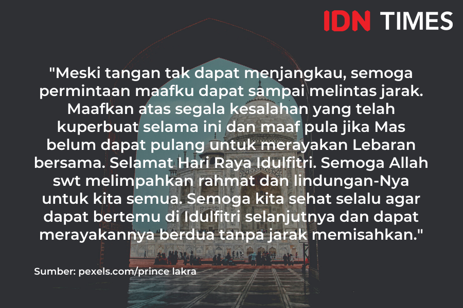 Dijamin Tambah Lengket! 9 Ucapan Idulfitri Romantis untuk Istri
