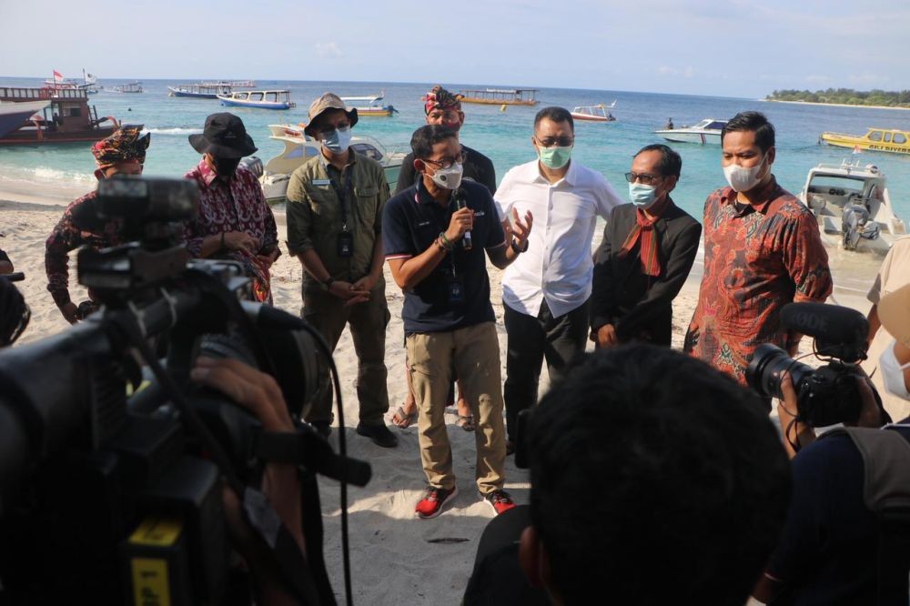 Sandiaga Uno Luncurkan Destinasi 'Ramah  COVID-19' di Lombok