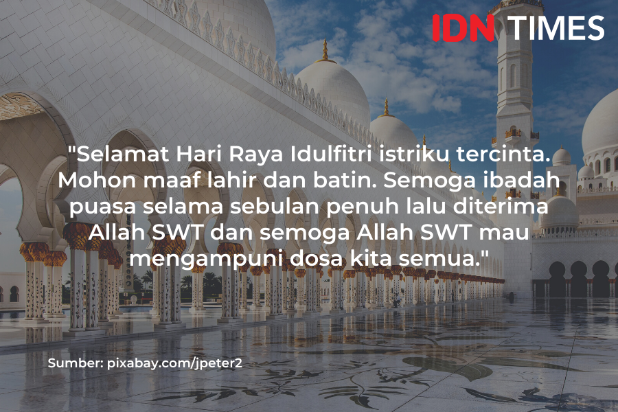 Dijamin Tambah Lengket! 9 Ucapan Idulfitri Romantis untuk Istri